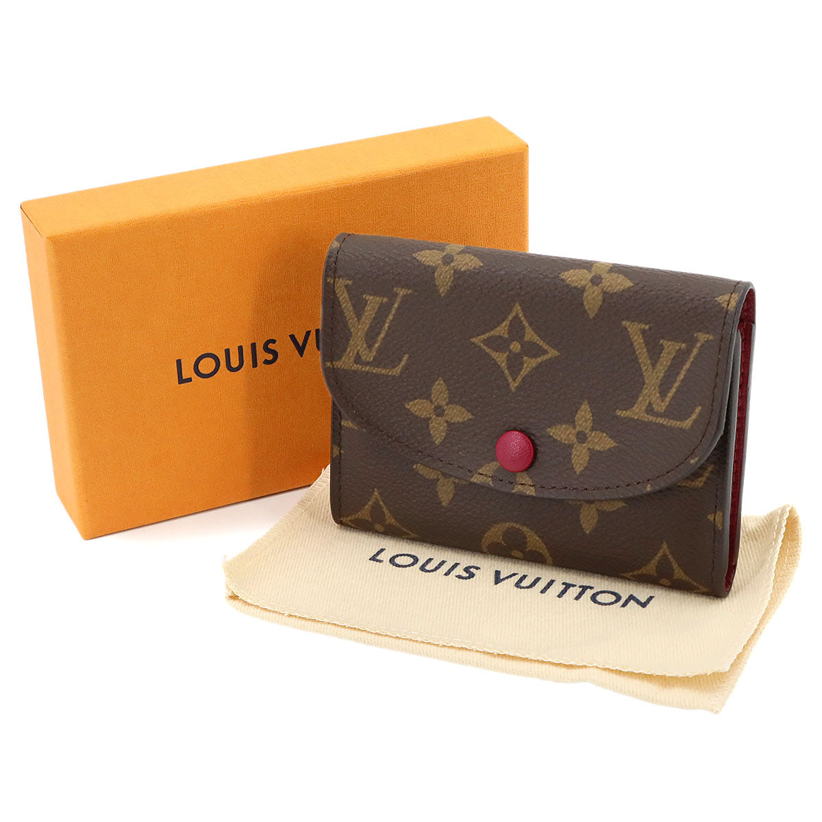 Monogram Rosalie Coin Purse Brown Fusha M41939