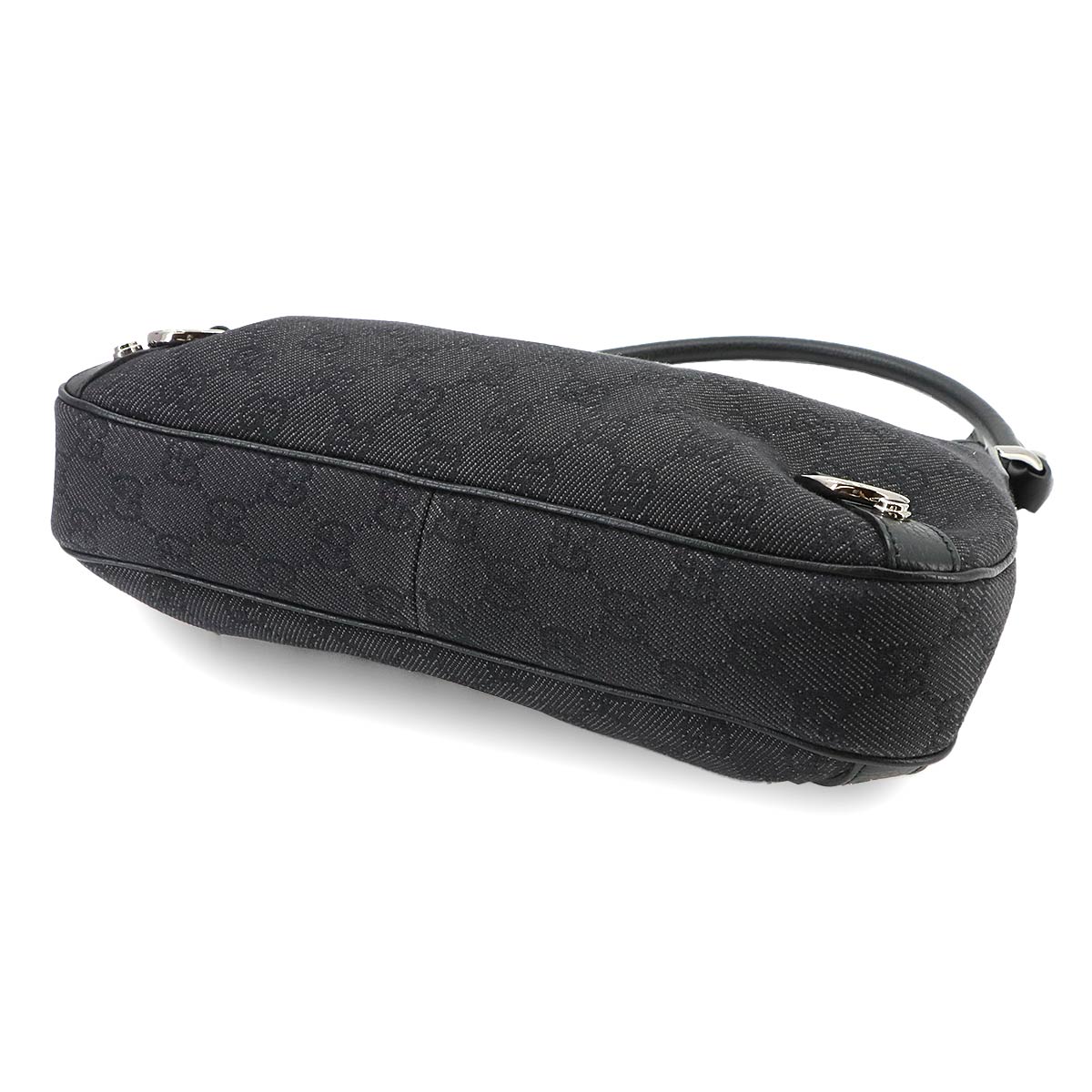 Abbey One Shoulder Bag GG Canvas Leather Black 268637