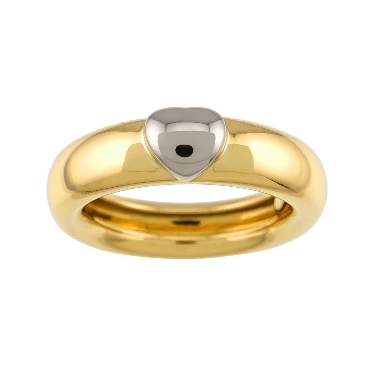 Friendship Ring 18K YG WG 750 size5.5-5.75(US)