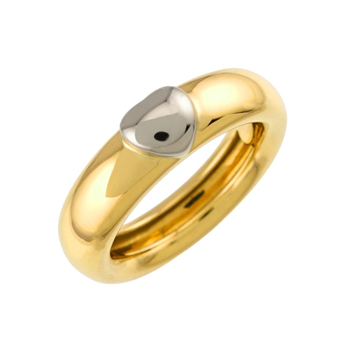 Friendship Ring 18K YG WG 750 size5.5-5.75(US)