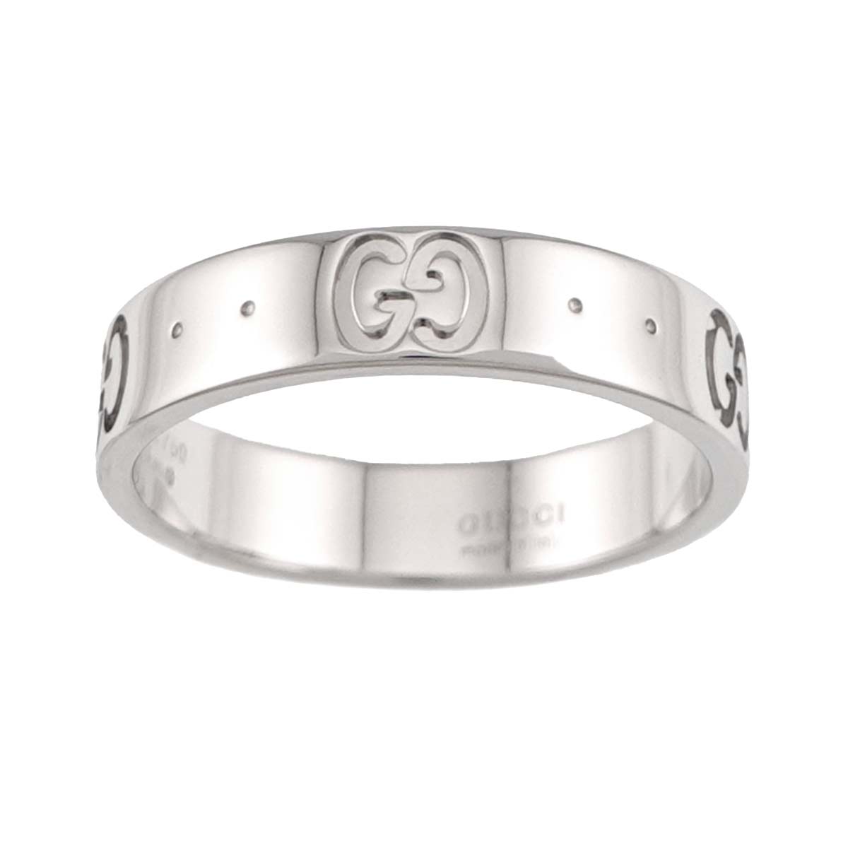 Icon Ring 18K WG White Gold 750 Size10 5-5.25(US)