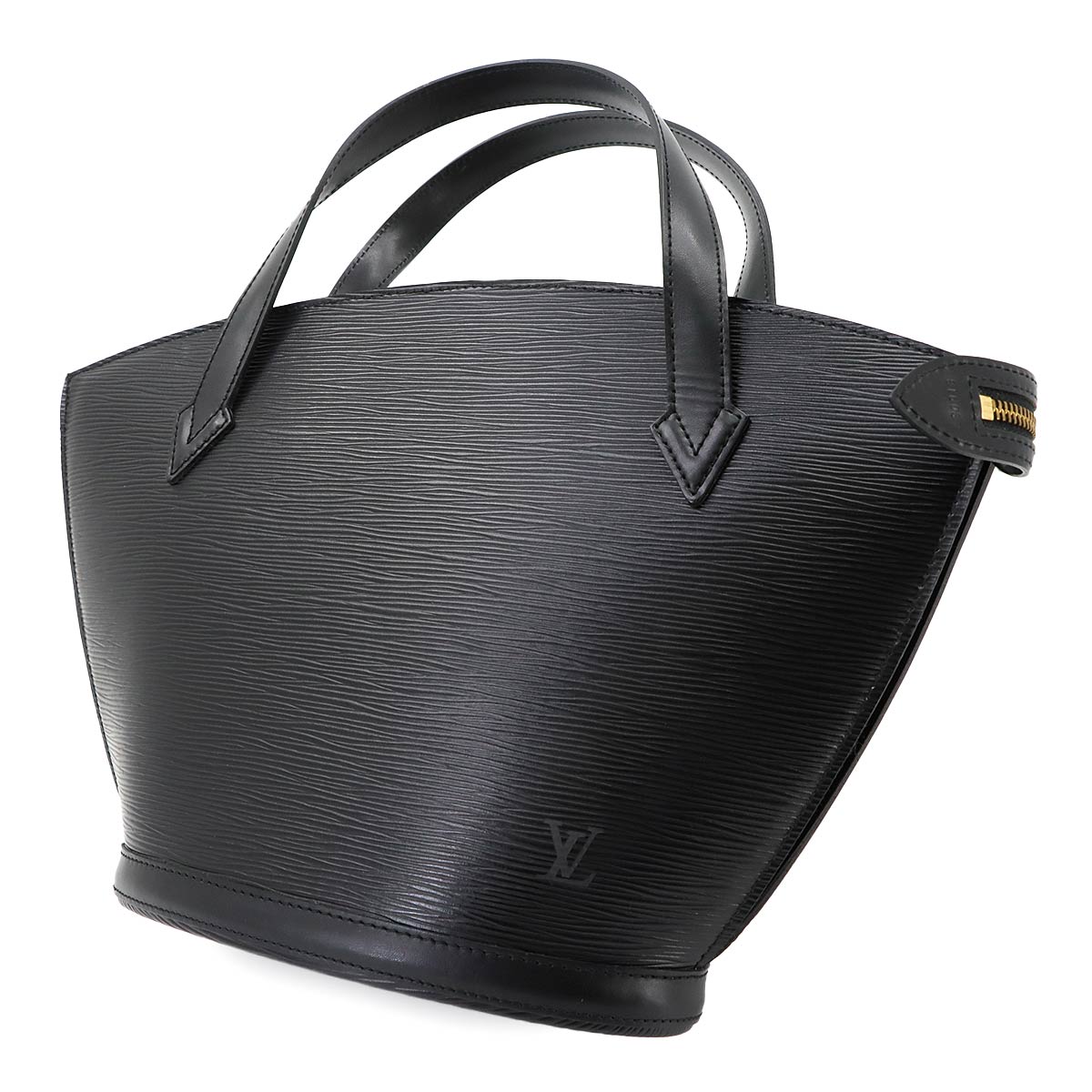 Epi Saint Jacques Hand Bag Leather Noir Black M52272