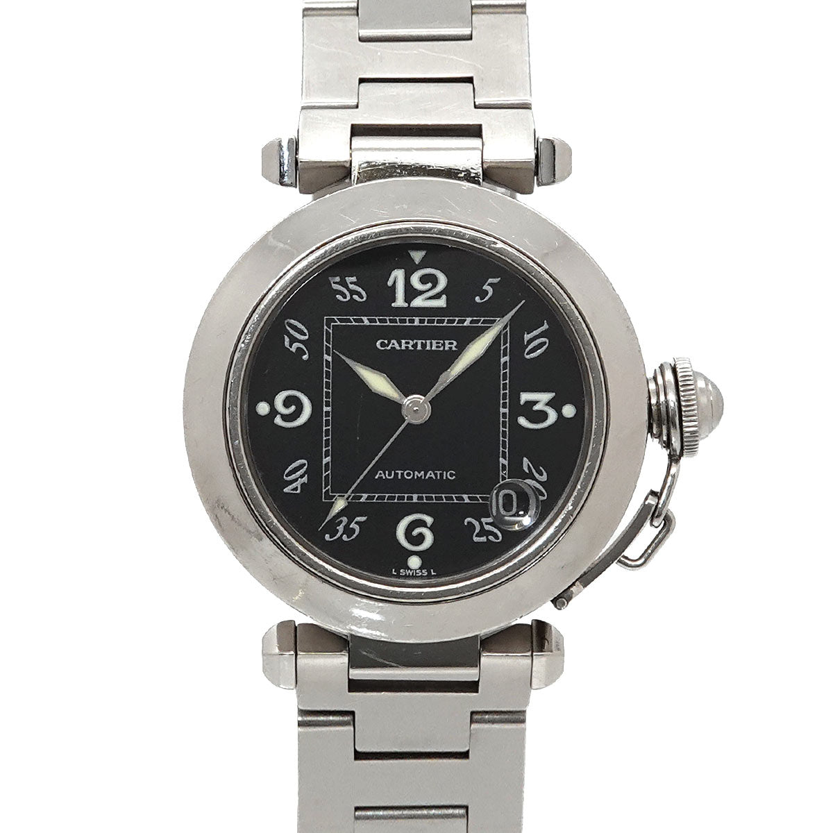 Pasha C W31043M7 Automatic Date Black Dial Boys
