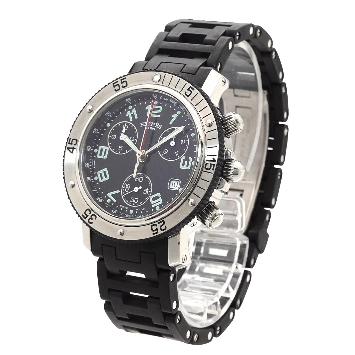 Clipper Diver Chronograph CL2 915 Black Dial Mens Watch