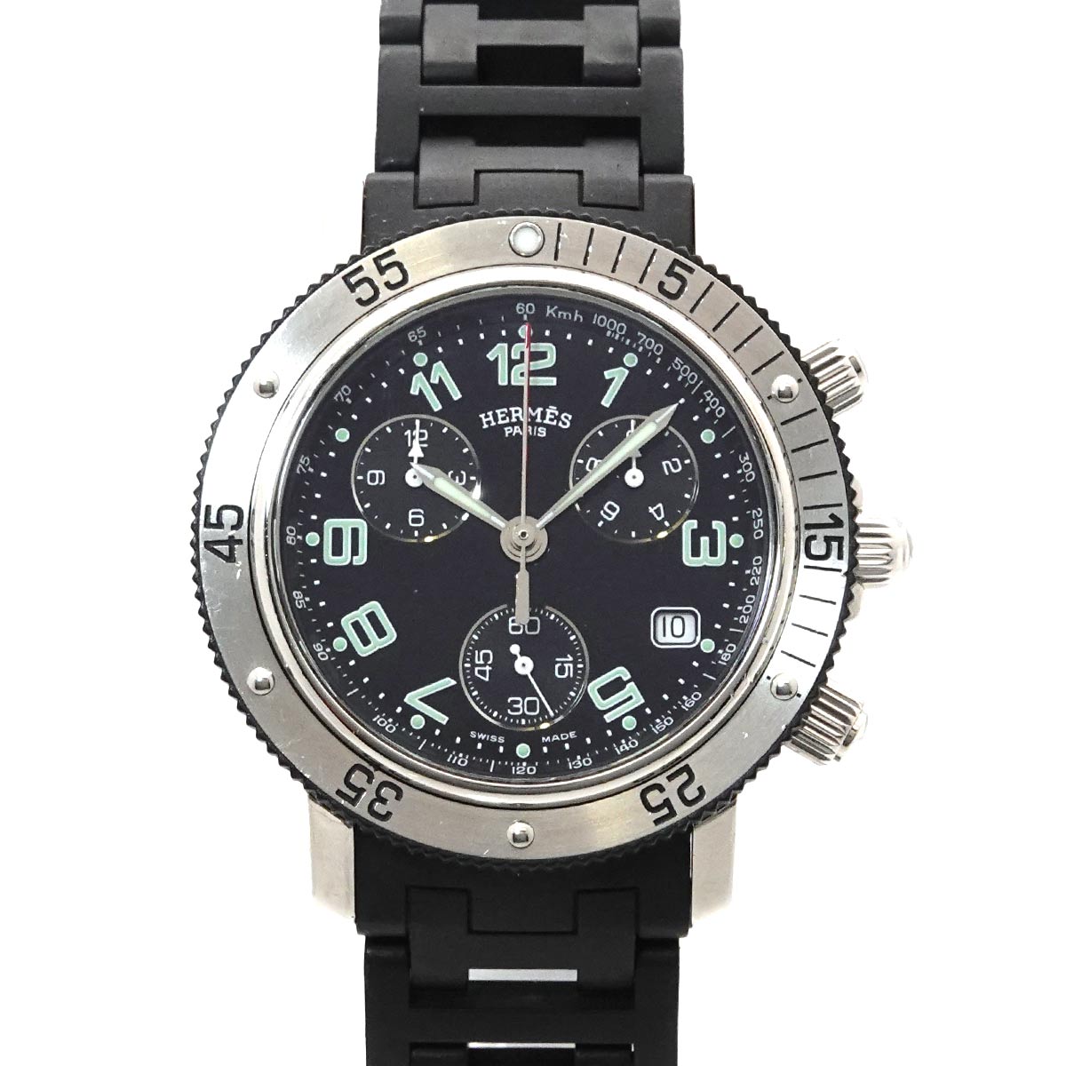 Clipper Diver Chronograph CL2 915 Black Dial Mens Watch
