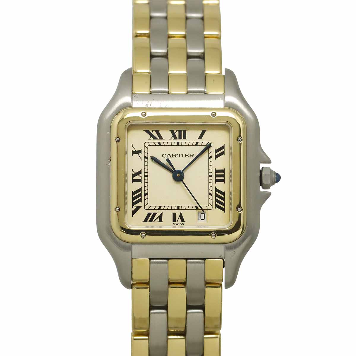 Panthere MM 3Row 83083244 YG Quartz Date Cream Dial Boys