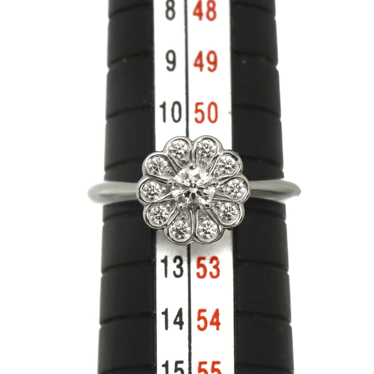 Enchant Diamond Ring Pt Platinum Size6(US)