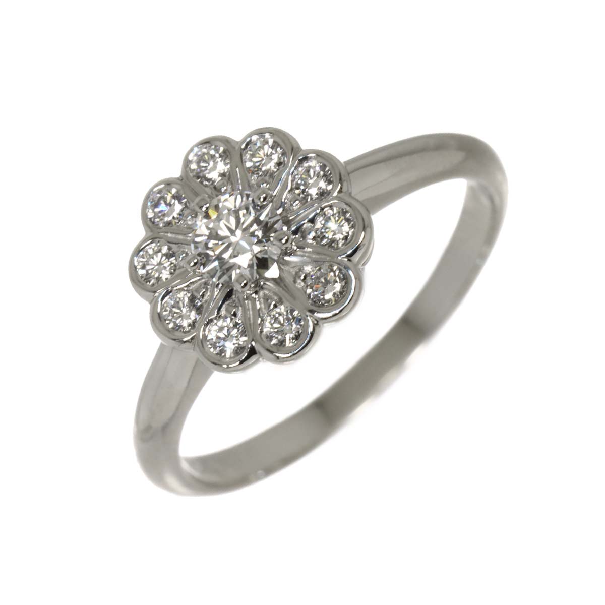 Enchant Diamond Ring Pt Platinum Size6(US)