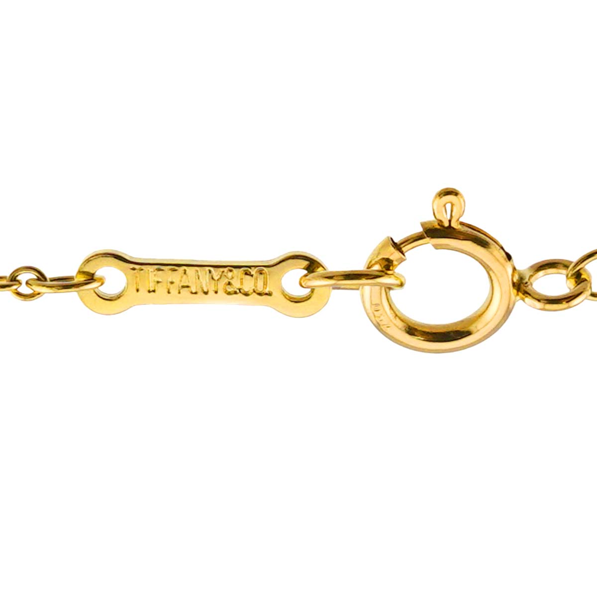 Bean Necklace 18K Yellow Gold 750