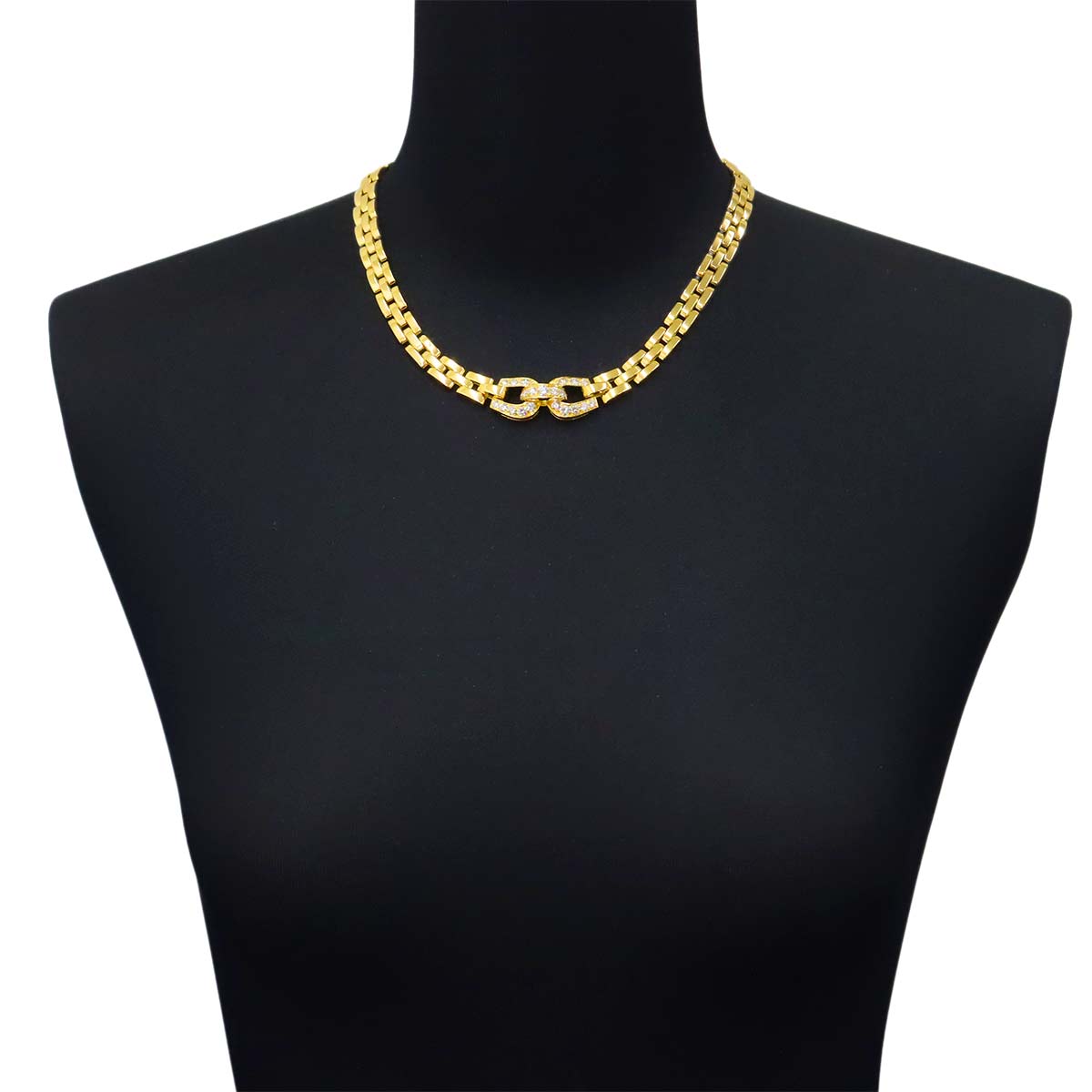 Etrier Diamond Necklace 18K YG 750