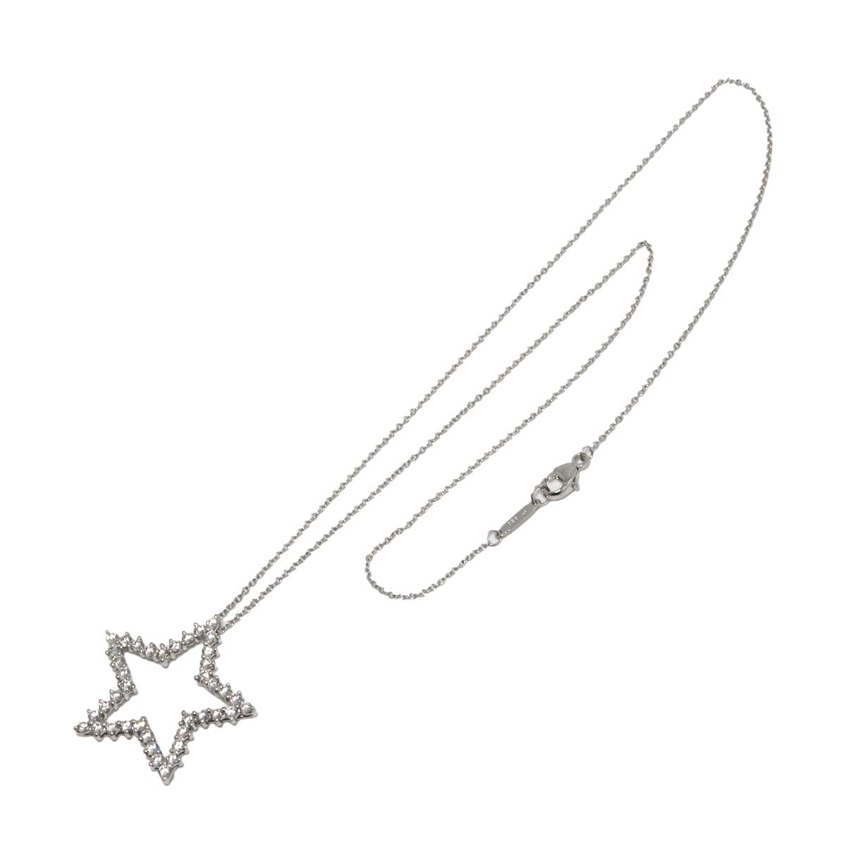 Star Diamond Necklace Platinum