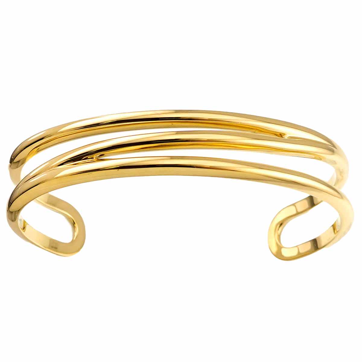 Open Bangle Bracelet 18K Yellow Gold 750