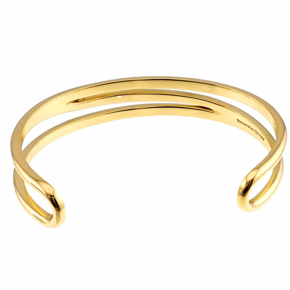 Open Bangle Bracelet 18K Yellow Gold 750