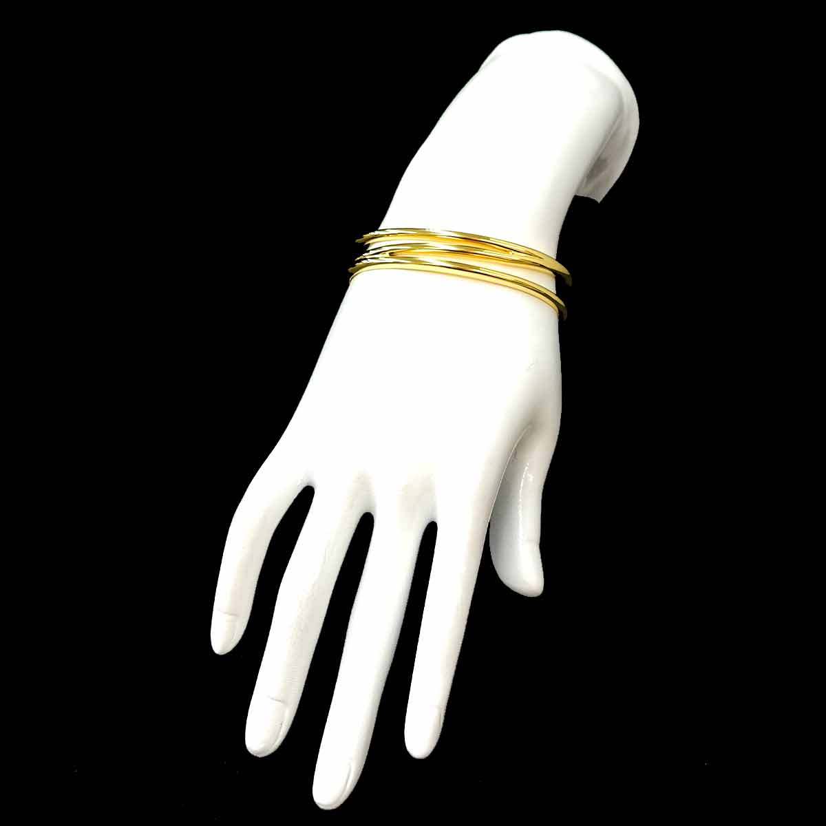 Open Bangle Bracelet 18K Yellow Gold 750
