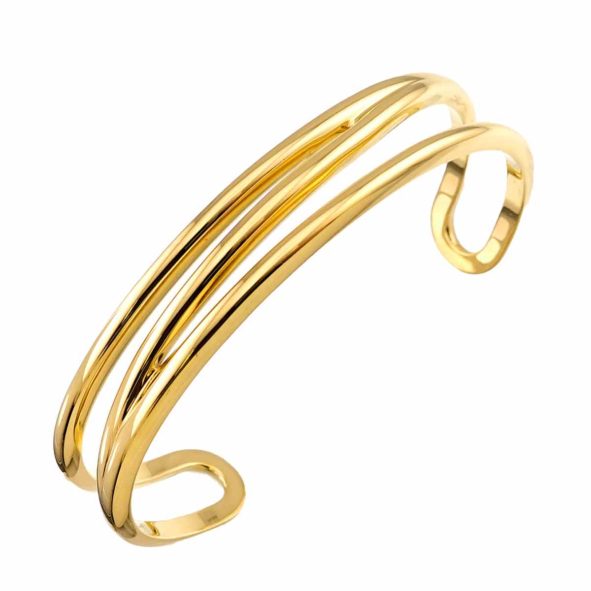 Open Bangle Bracelet 18K Yellow Gold 750