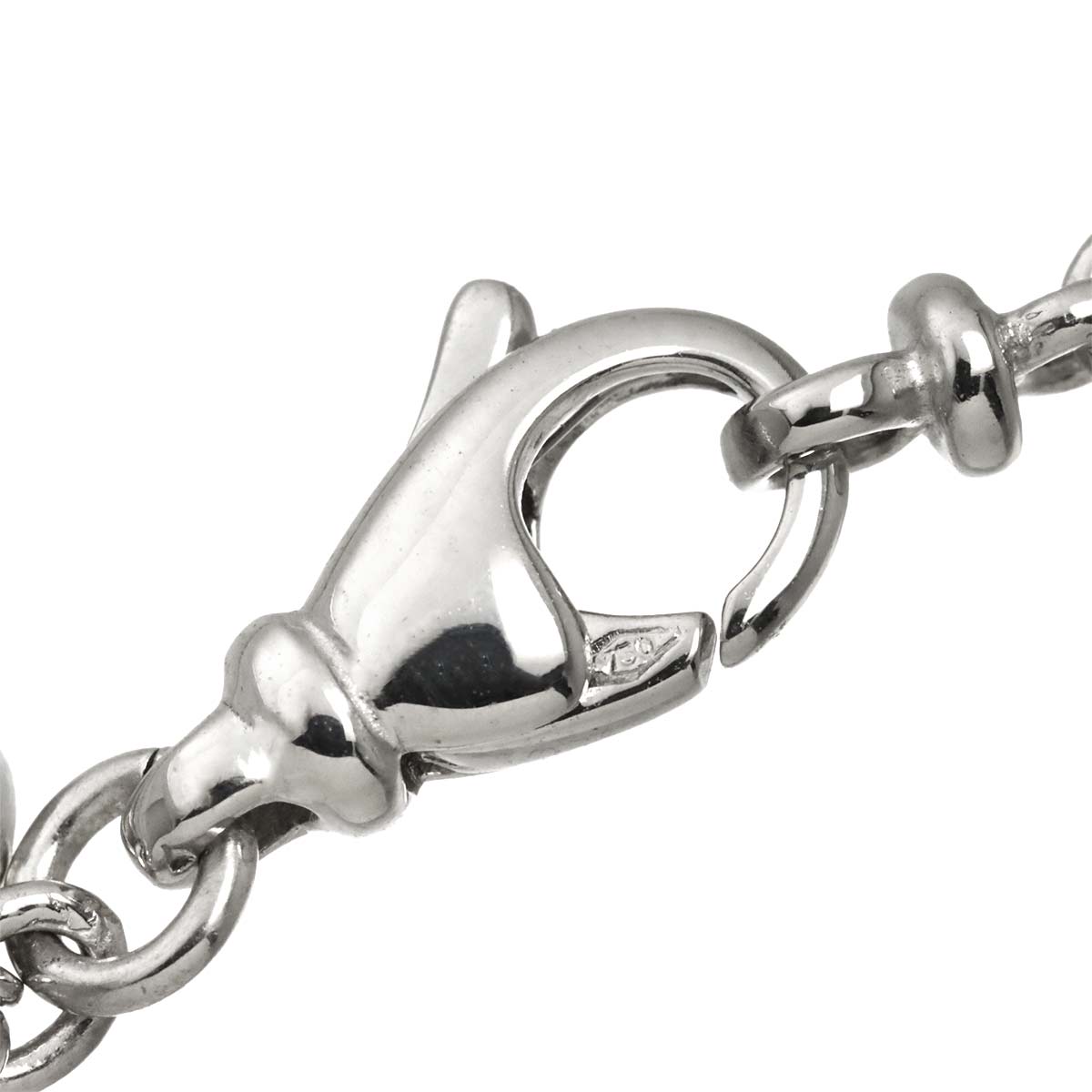 Chain Necklace 18K White Gold 750