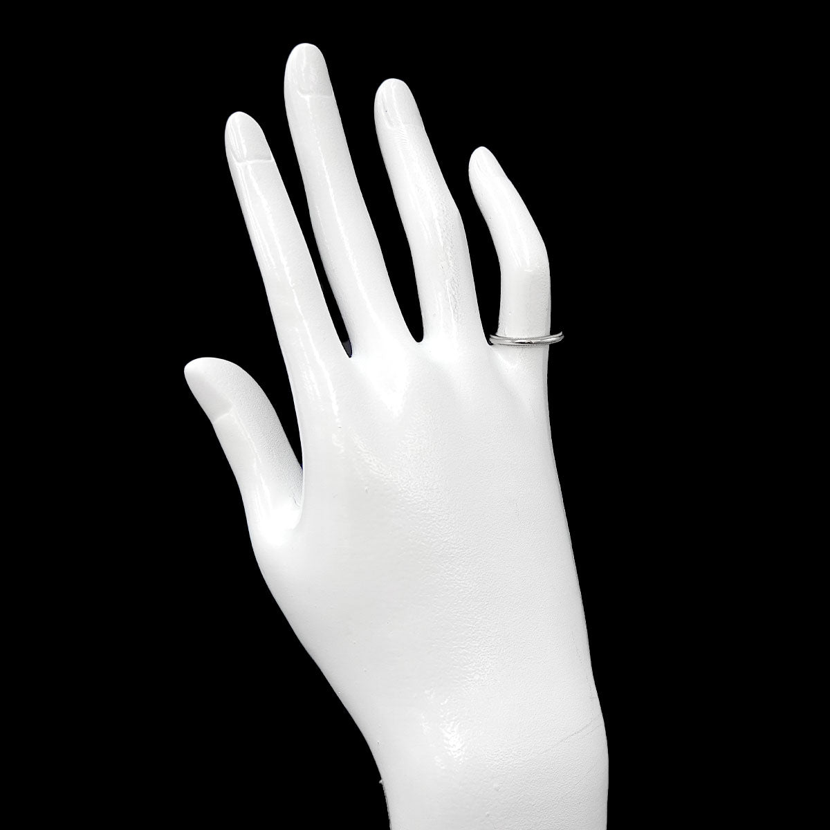 Milgrain Band Ring Pt Platinum Size3.75(US)