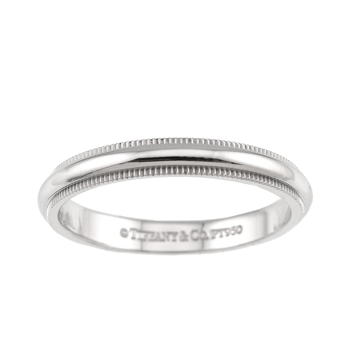 Milgrain Band Ring Pt Platinum Size8-8.25(US)