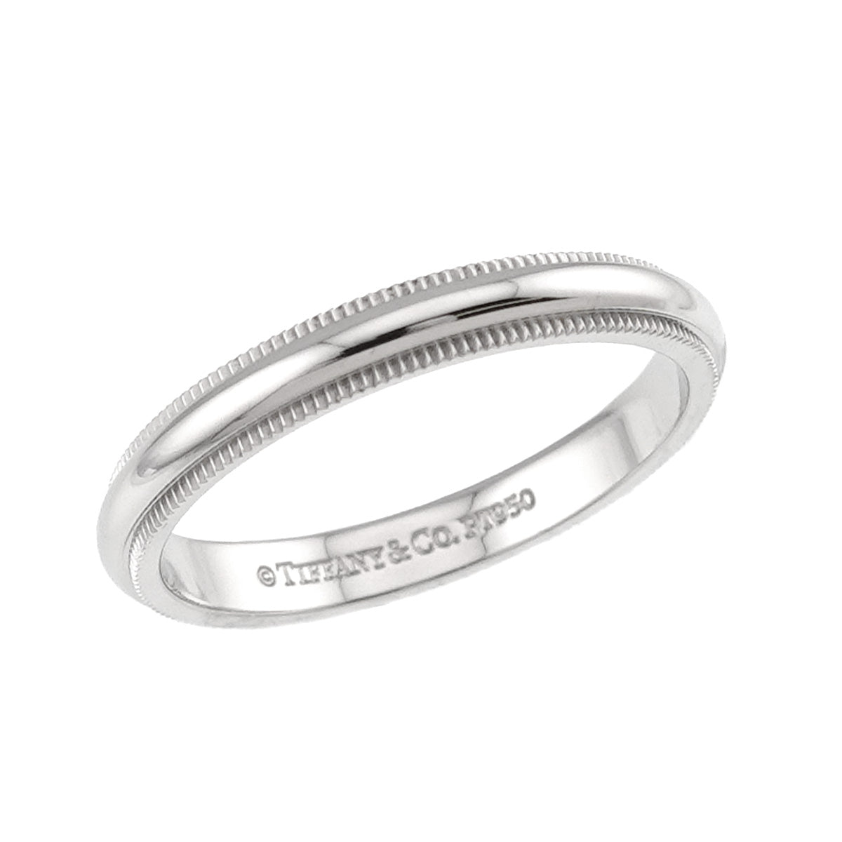 Milgrain Band Ring Pt Platinum Size8-8.25(US)