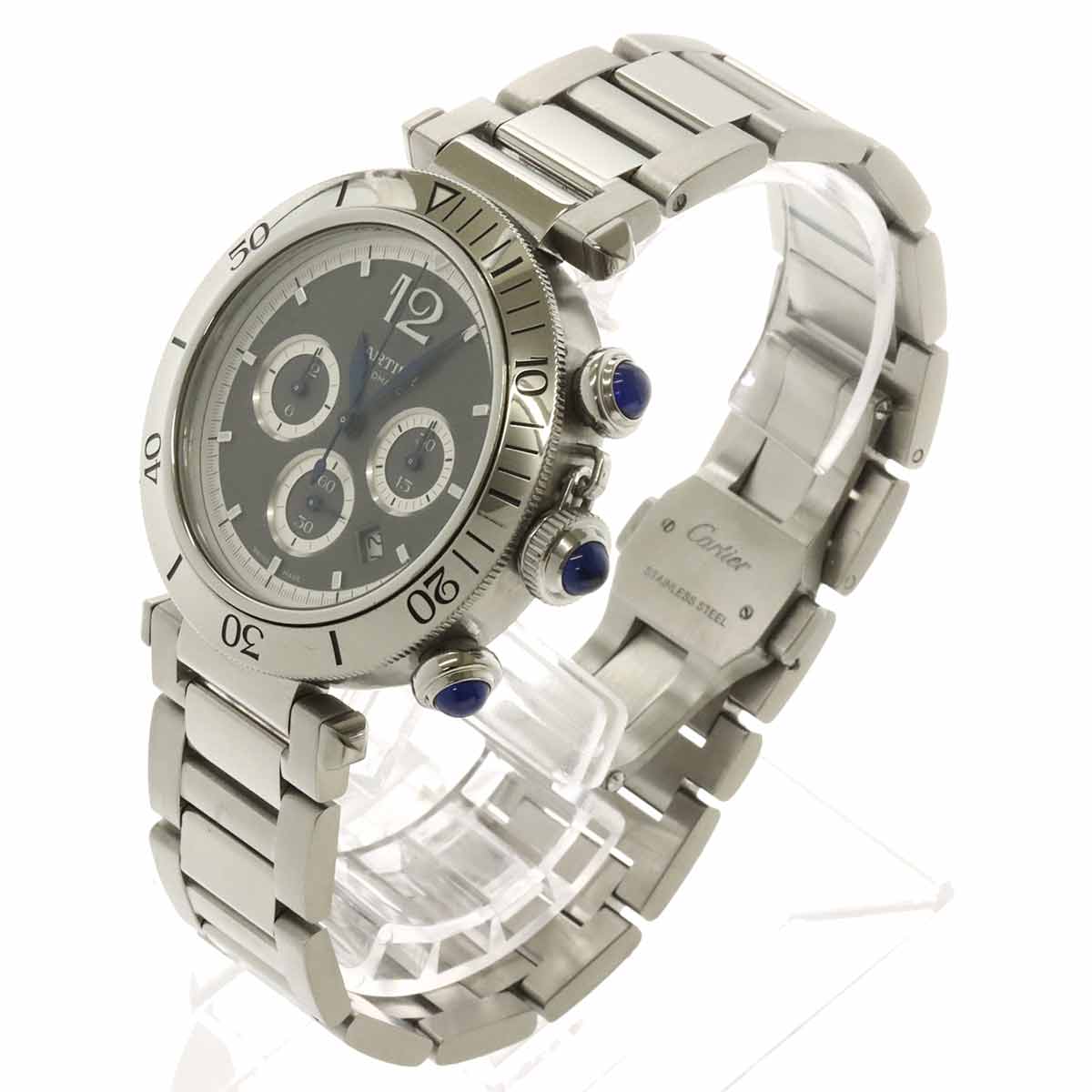 Pasha de Cartier WSPA0027 Automatic Gray Dial Mens Watch