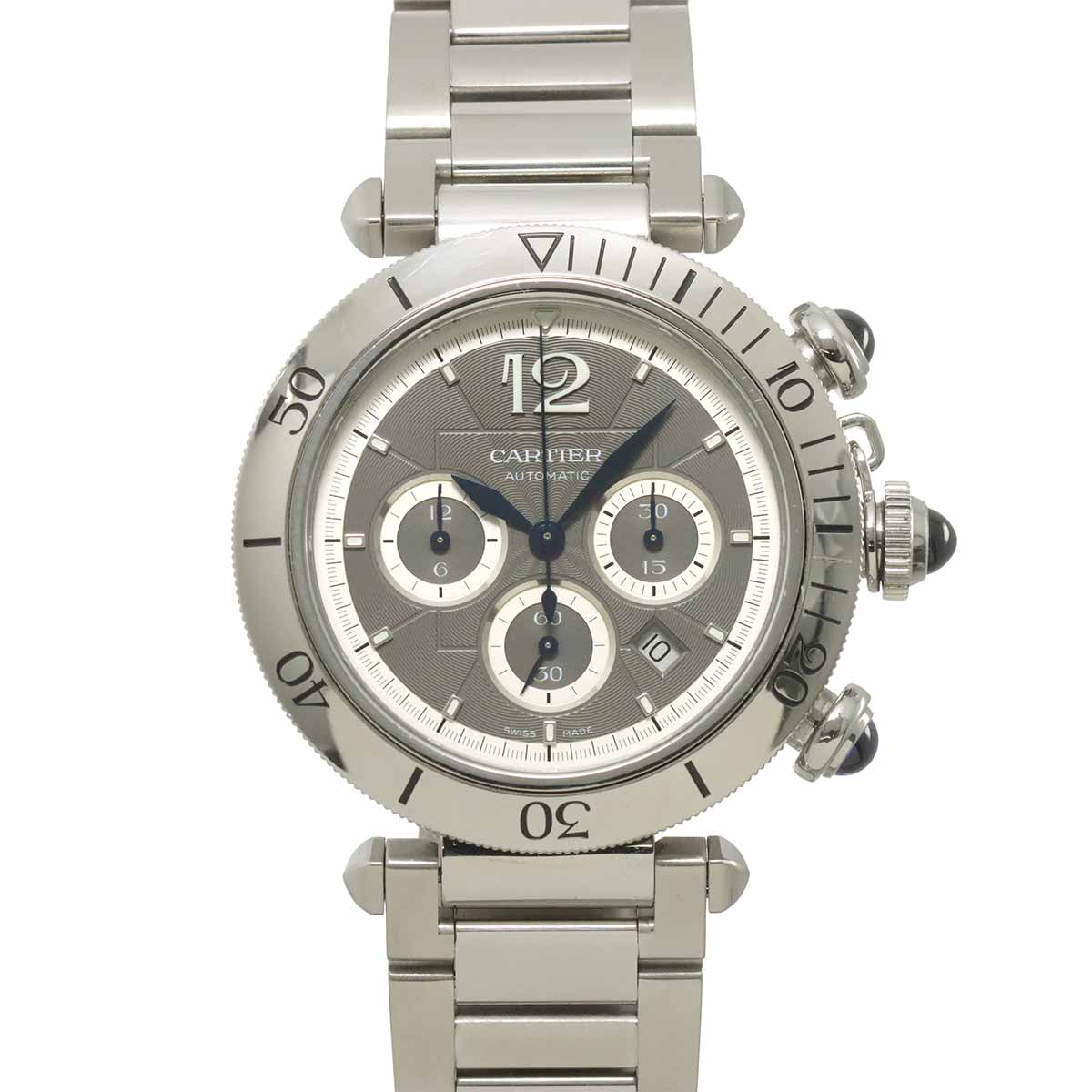 Pasha de Cartier WSPA0027 Automatic Gray Dial Mens Watch