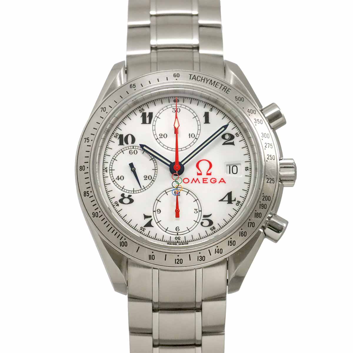 Speedmaster 323 10 40 40 04 001 Olympic White Dial Mens