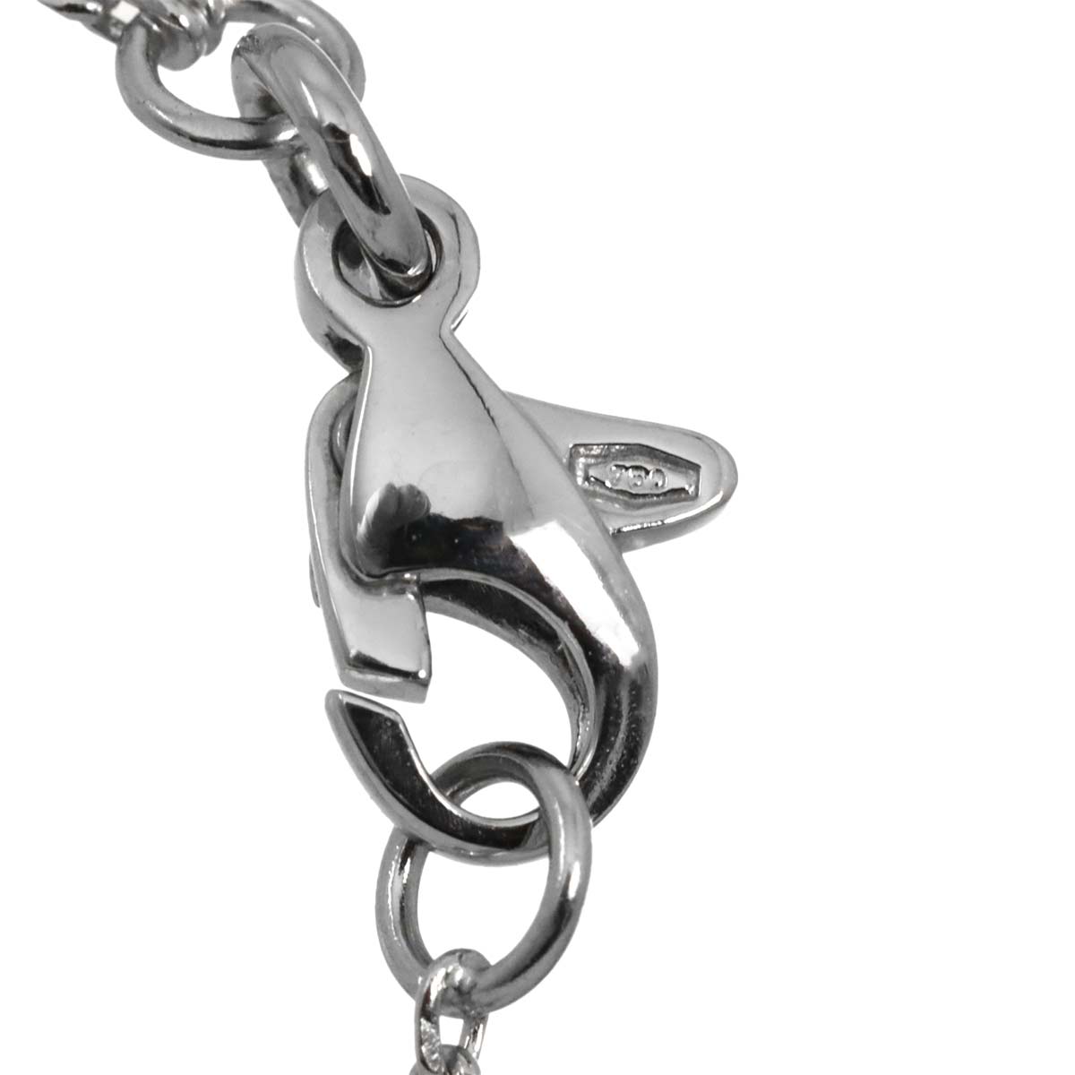 Liens de Diamond Necklace 18K WG White Gold 750