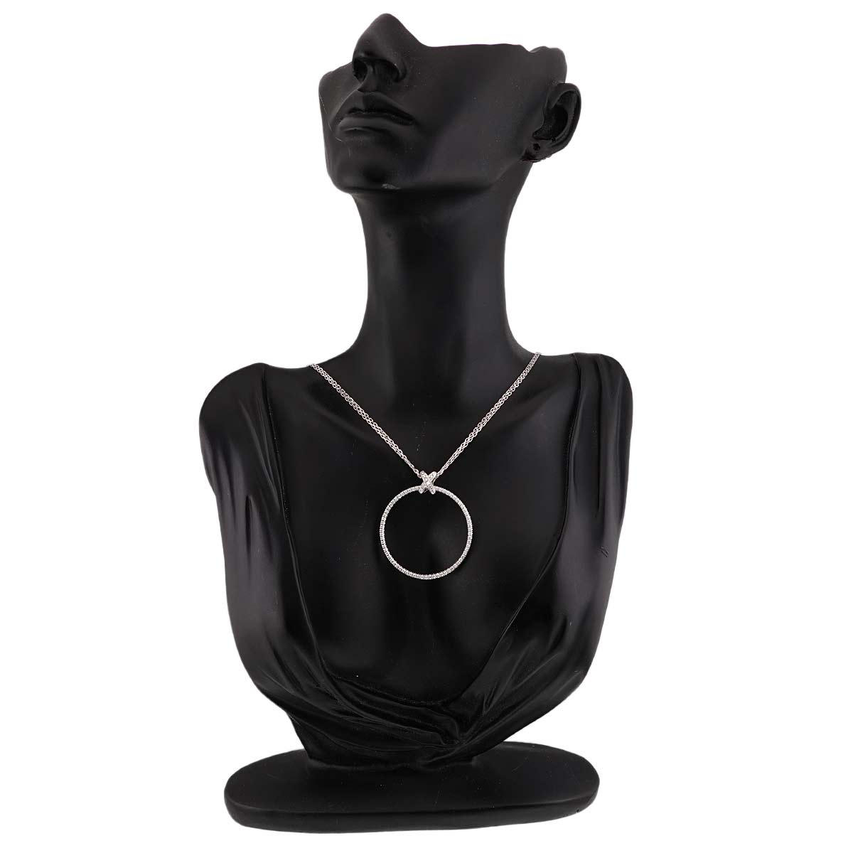 Liens de Diamond Necklace 18K WG White Gold 750
