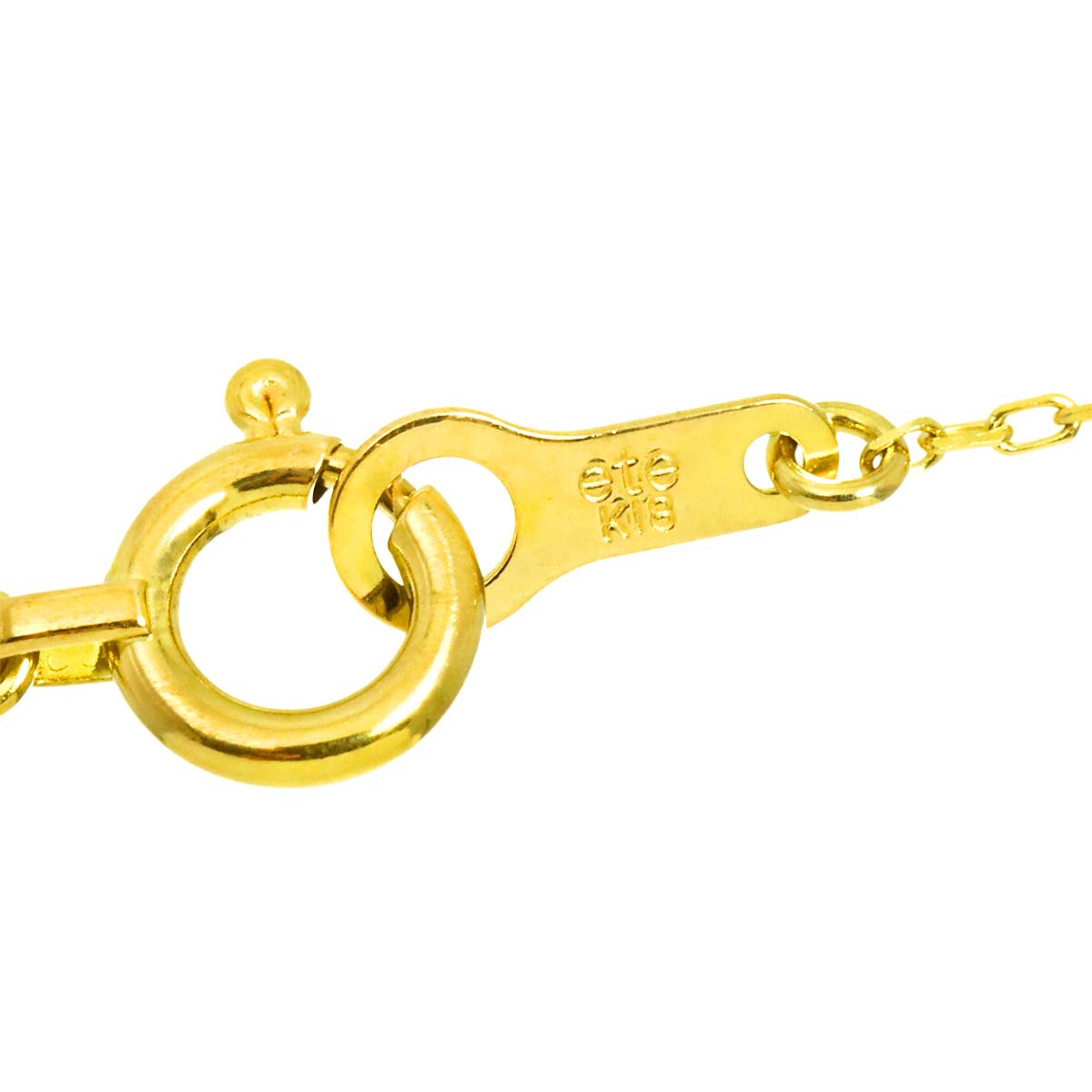 Diamond 0.05ct Necklace 18K Yellow Gold 750
