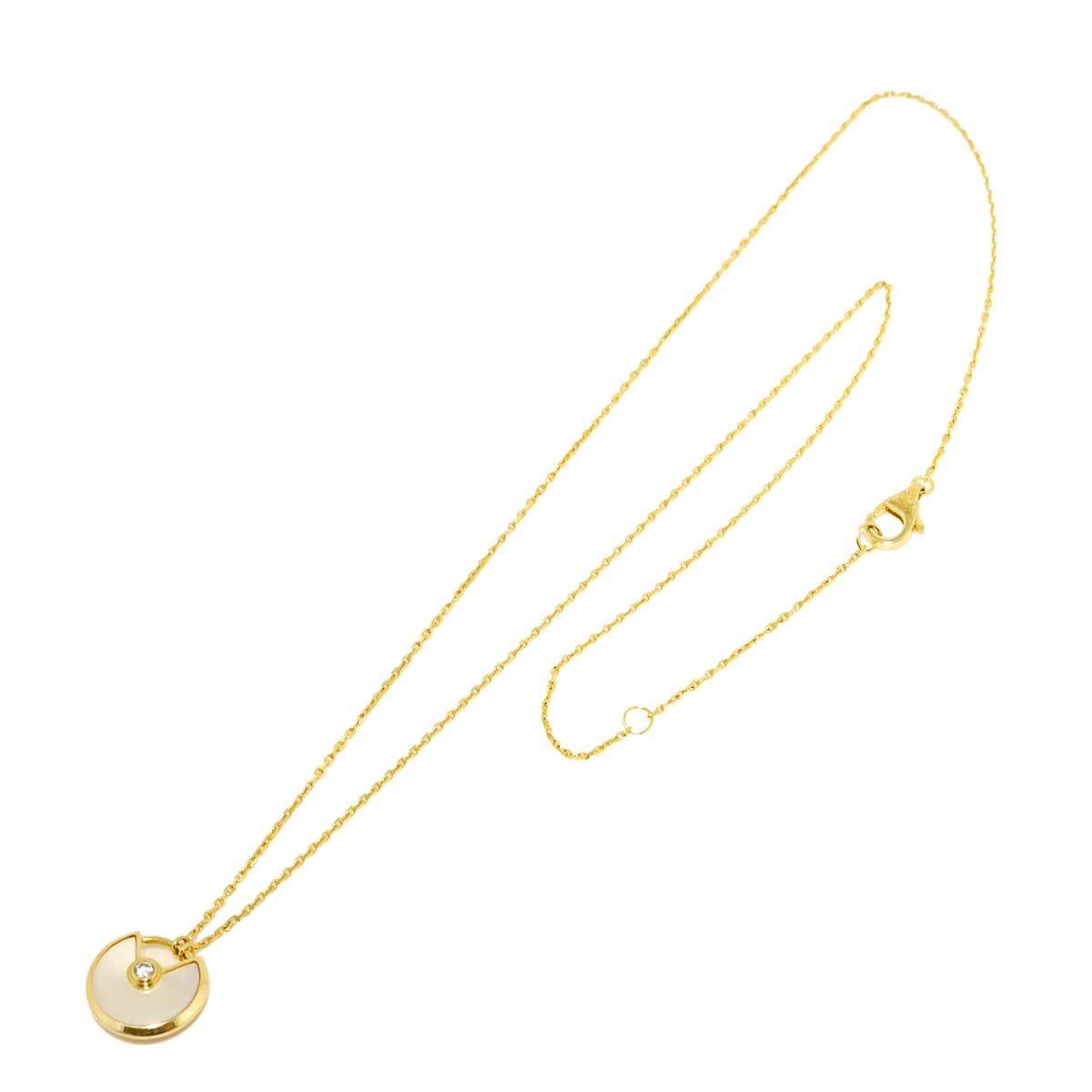 AMULETTE MOP Diamond Necklace 18K YG 750
