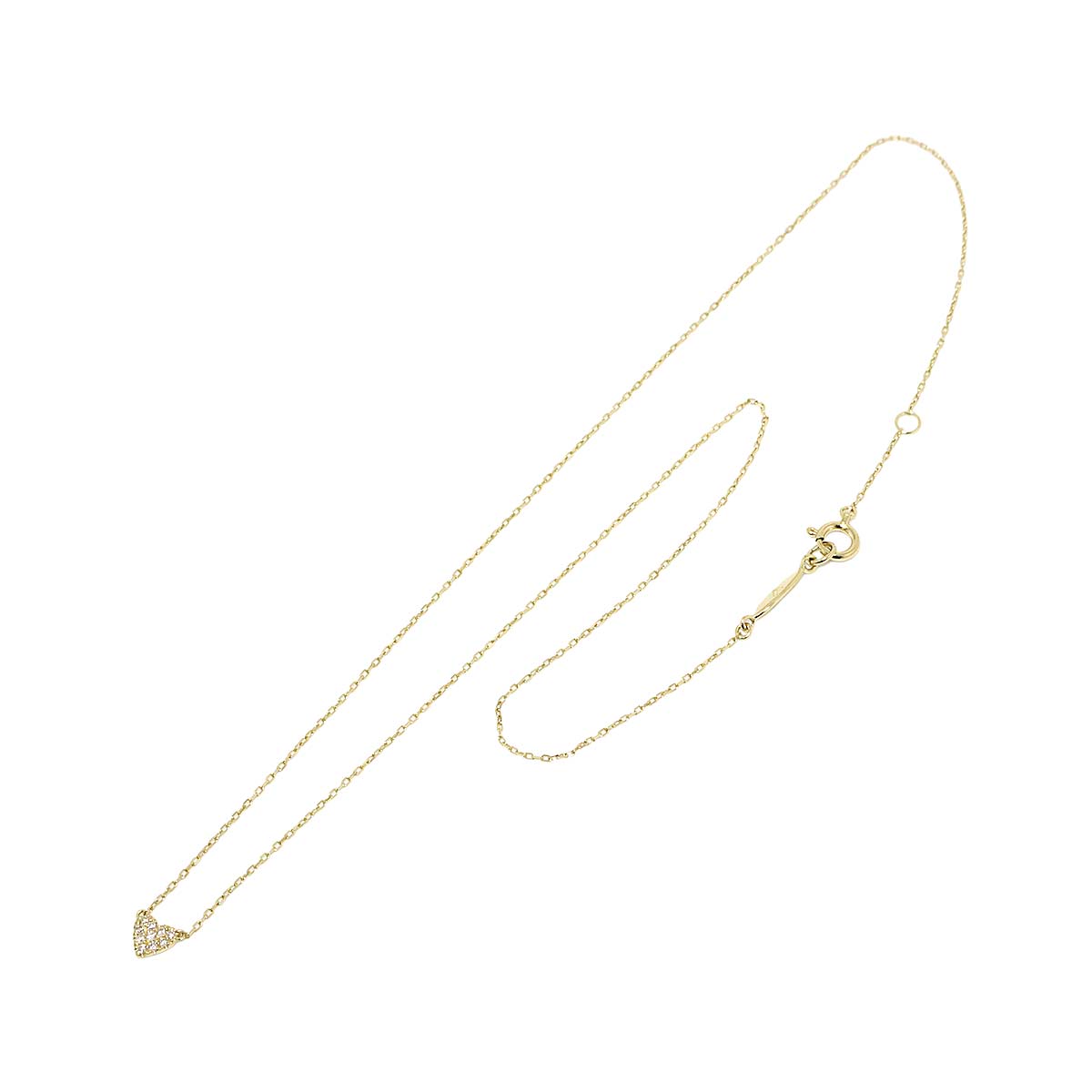 Diamond 0.06ct Necklace 18K Yellow Gold 750