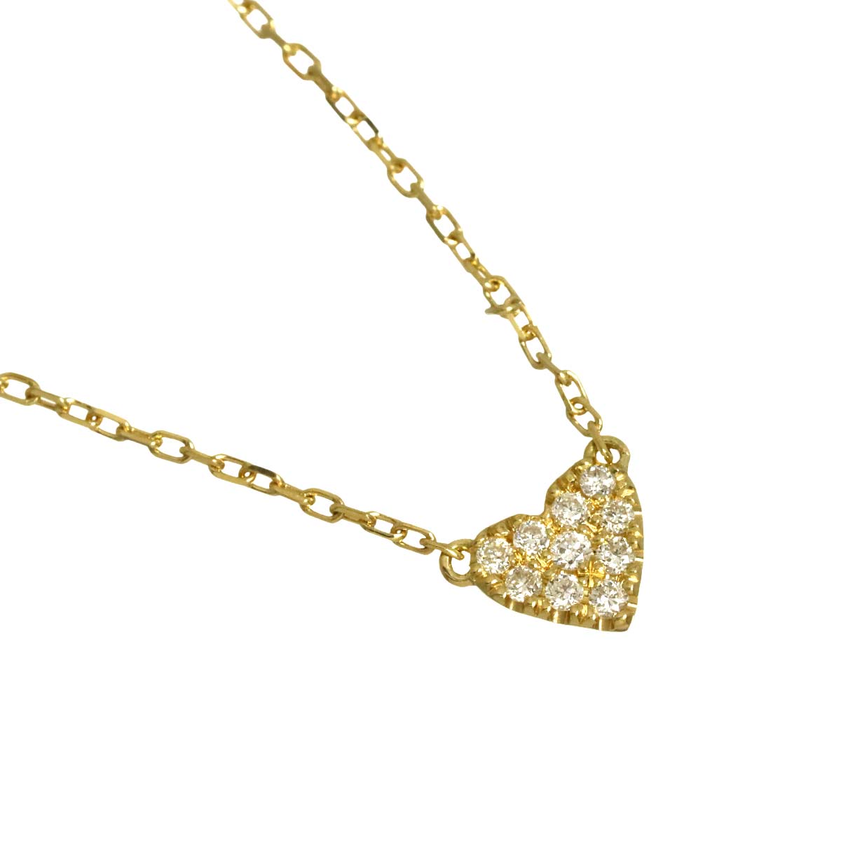 Diamond 0.06ct Necklace 18K Yellow Gold 750