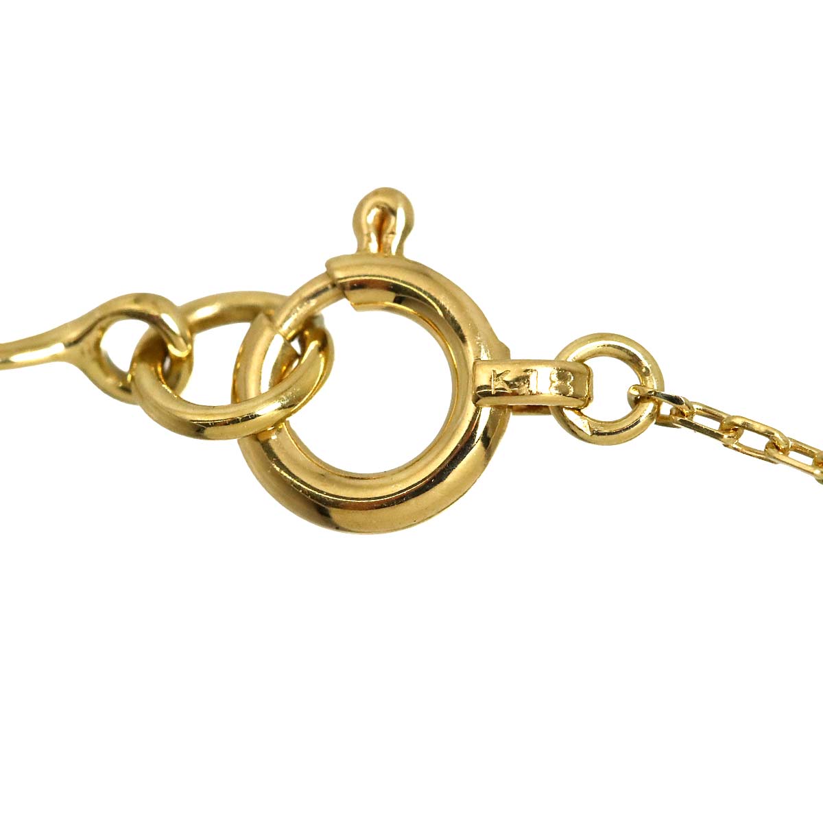 Diamond 0.06ct Necklace 18K Yellow Gold 750