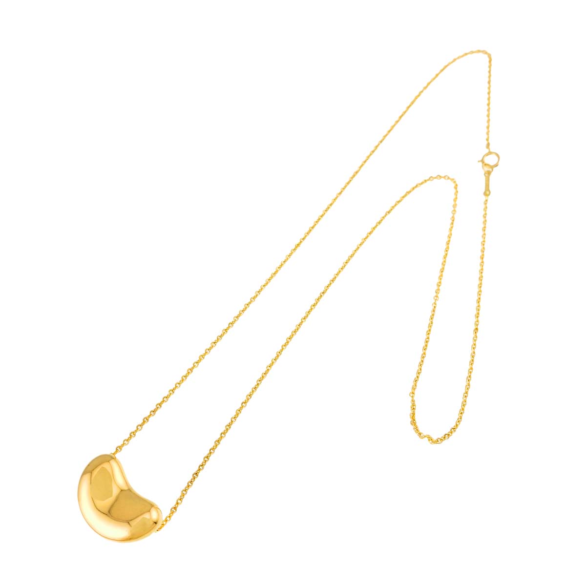 Bean Necklace 18K Yellow Gold 750