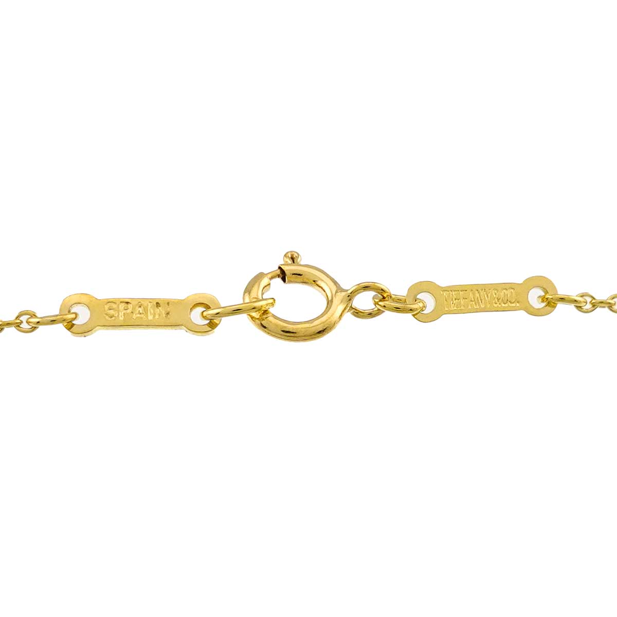 Open Heart Necklace 18K Yellow Gold 750