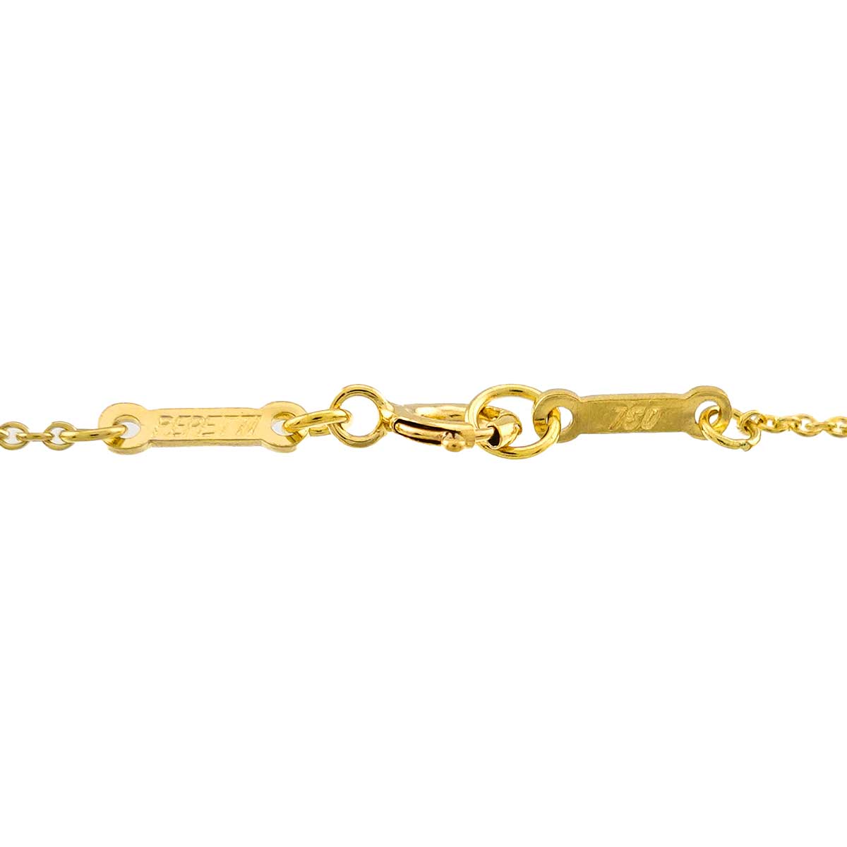 Open Heart Necklace 18K Yellow Gold 750
