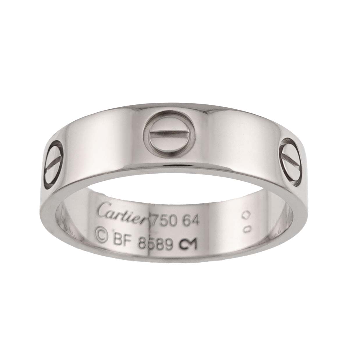 Love Ring 18K White Gold 750 size64 10.25-10.5(US)