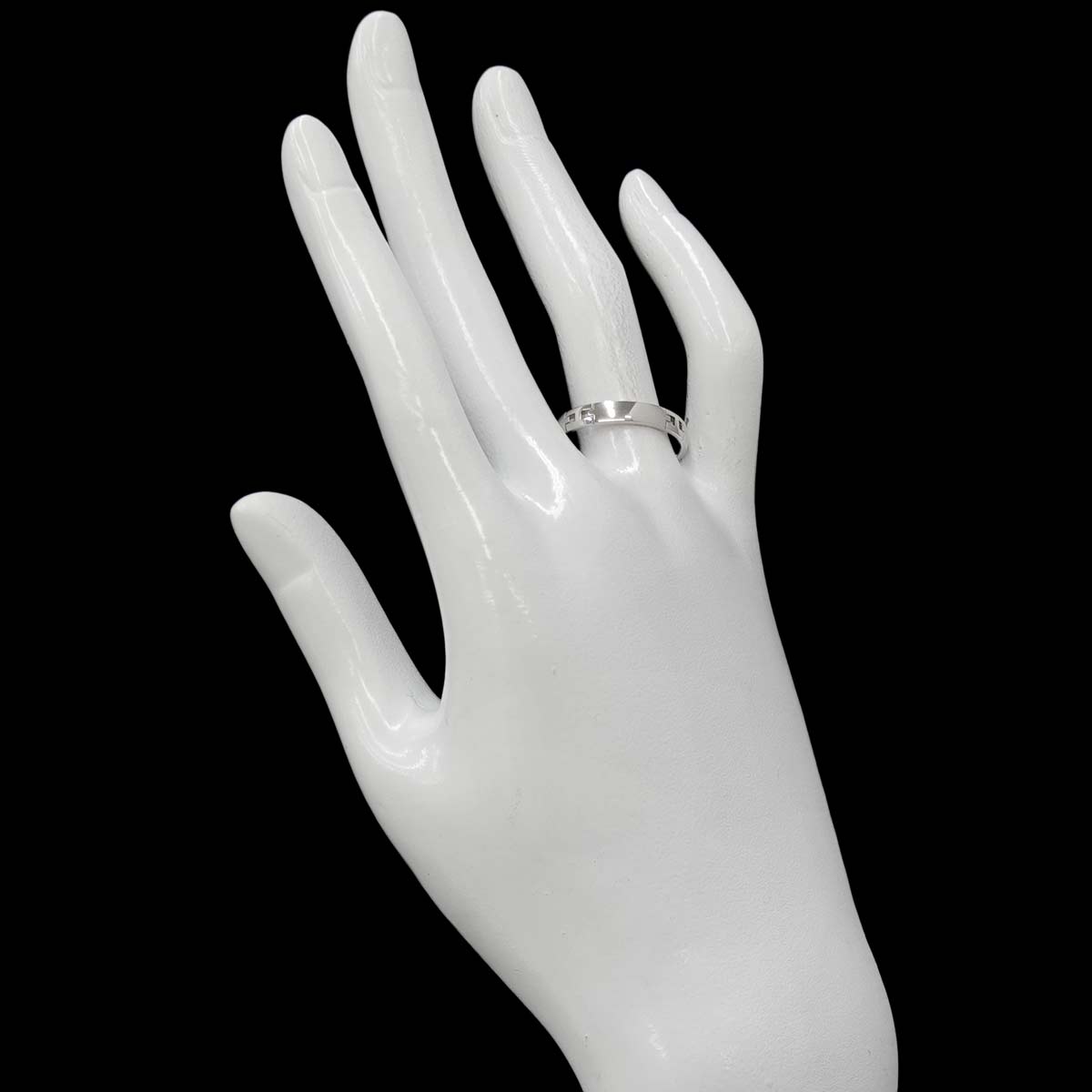 Hercules Ring 18K White Gold 750 Size60 8.75(US)