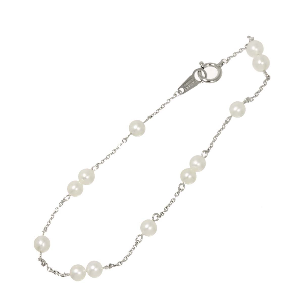 Baby Pearl 4.2-4.0mm Bracelet 18K White Gold 750