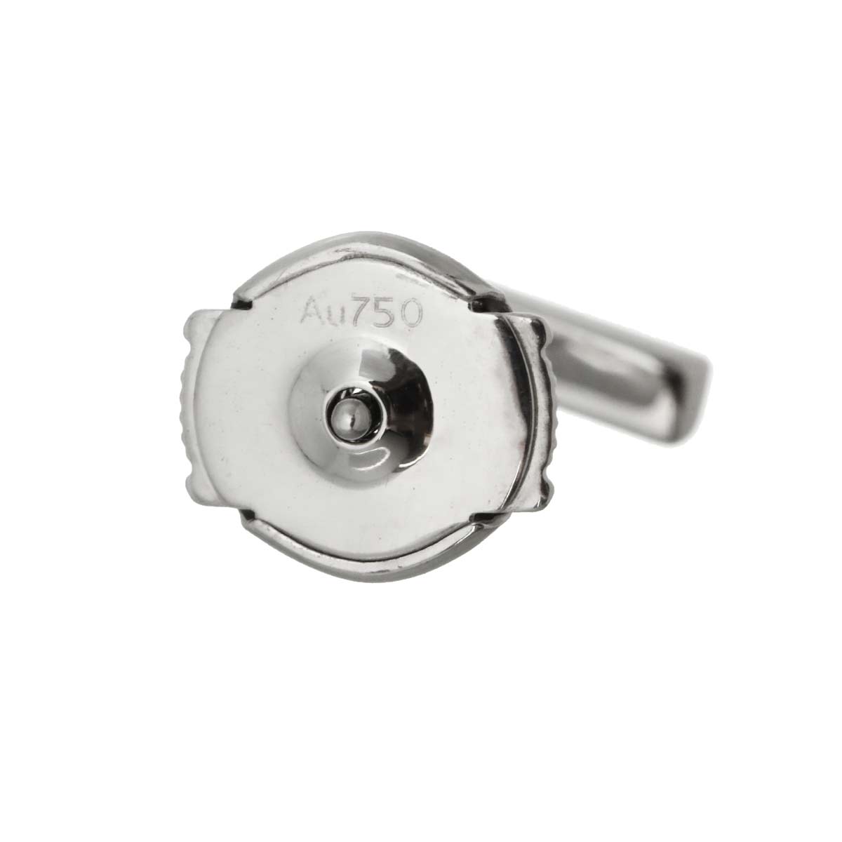 Diamond Earring Pierced 18K WG White Gold 750 One Piece only
