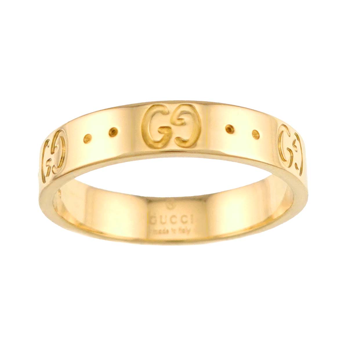 Icon Ring 18K Yellow Gold 750 Size15 6.75-7.25(US)