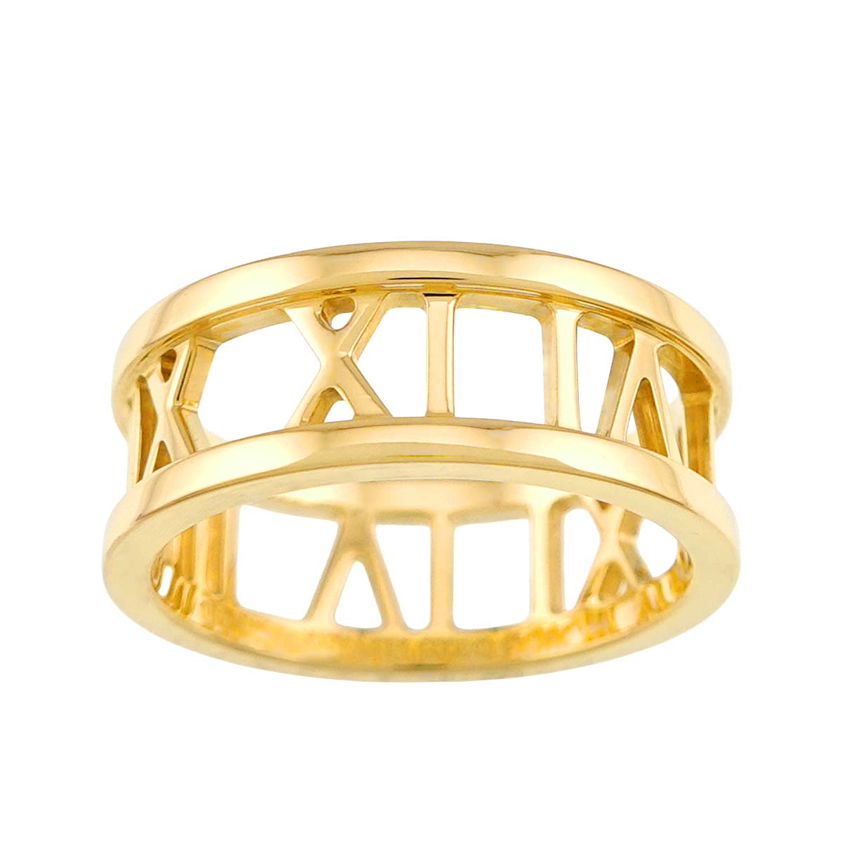 Atlas Ring 18K K18 YG 750 size4.5-4.75(US)