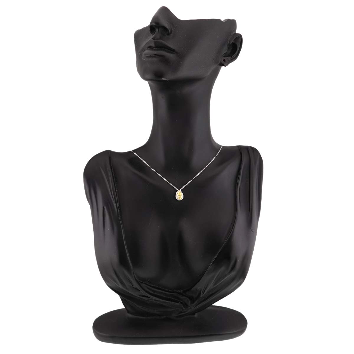 Soleste Diamond 1.03ct FIY/IF Necklace Pt 18K YG 750