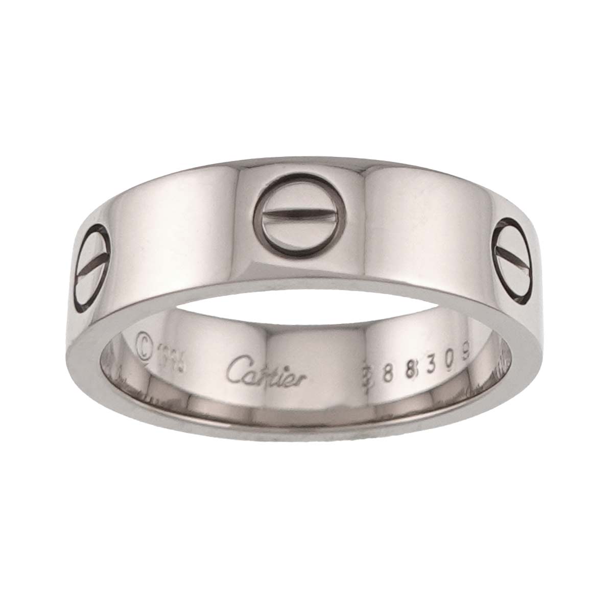 Love Ring 18K White Gold 750 size60 8.75-9(US)