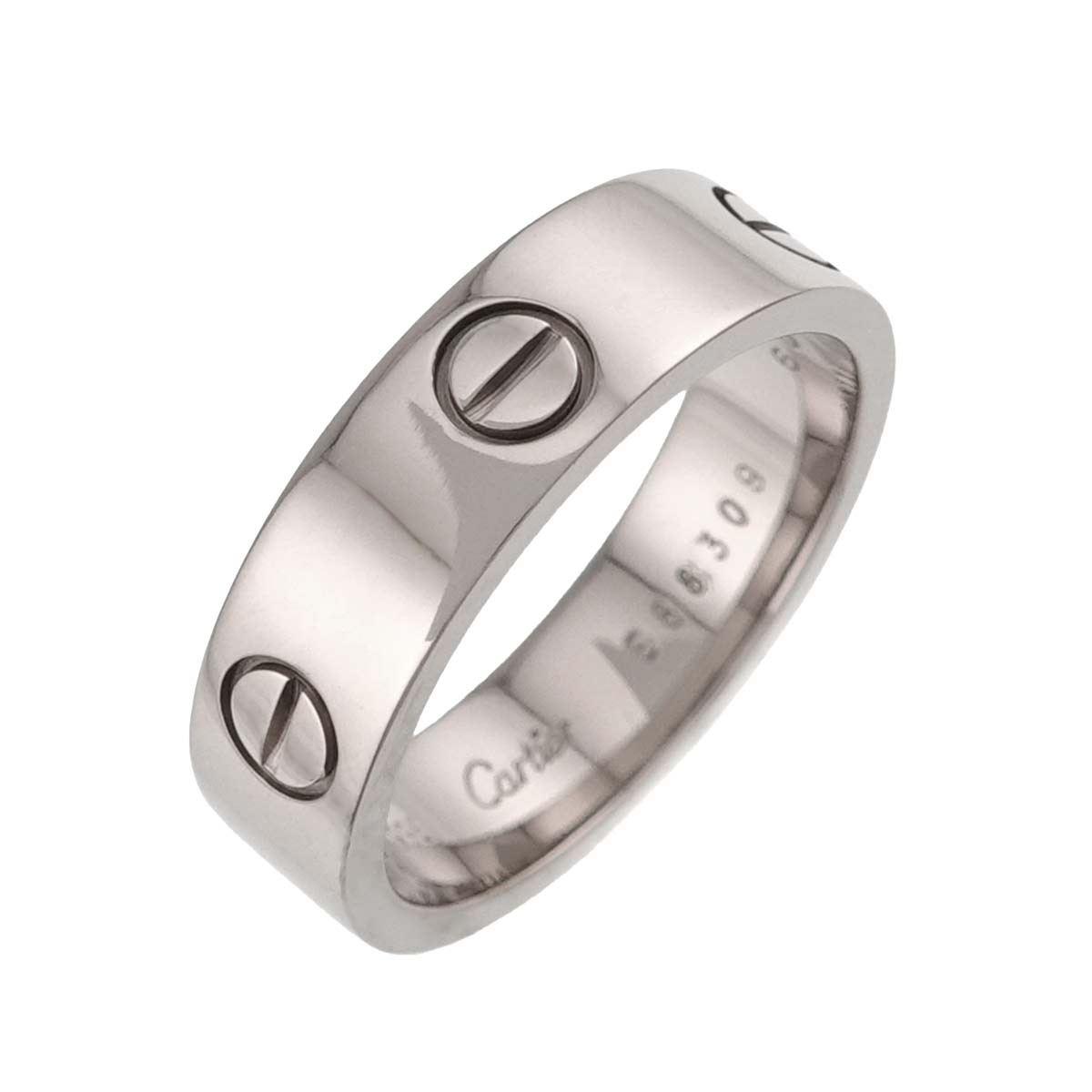 Love Ring 18K White Gold 750 size60 8.75-9(US)
