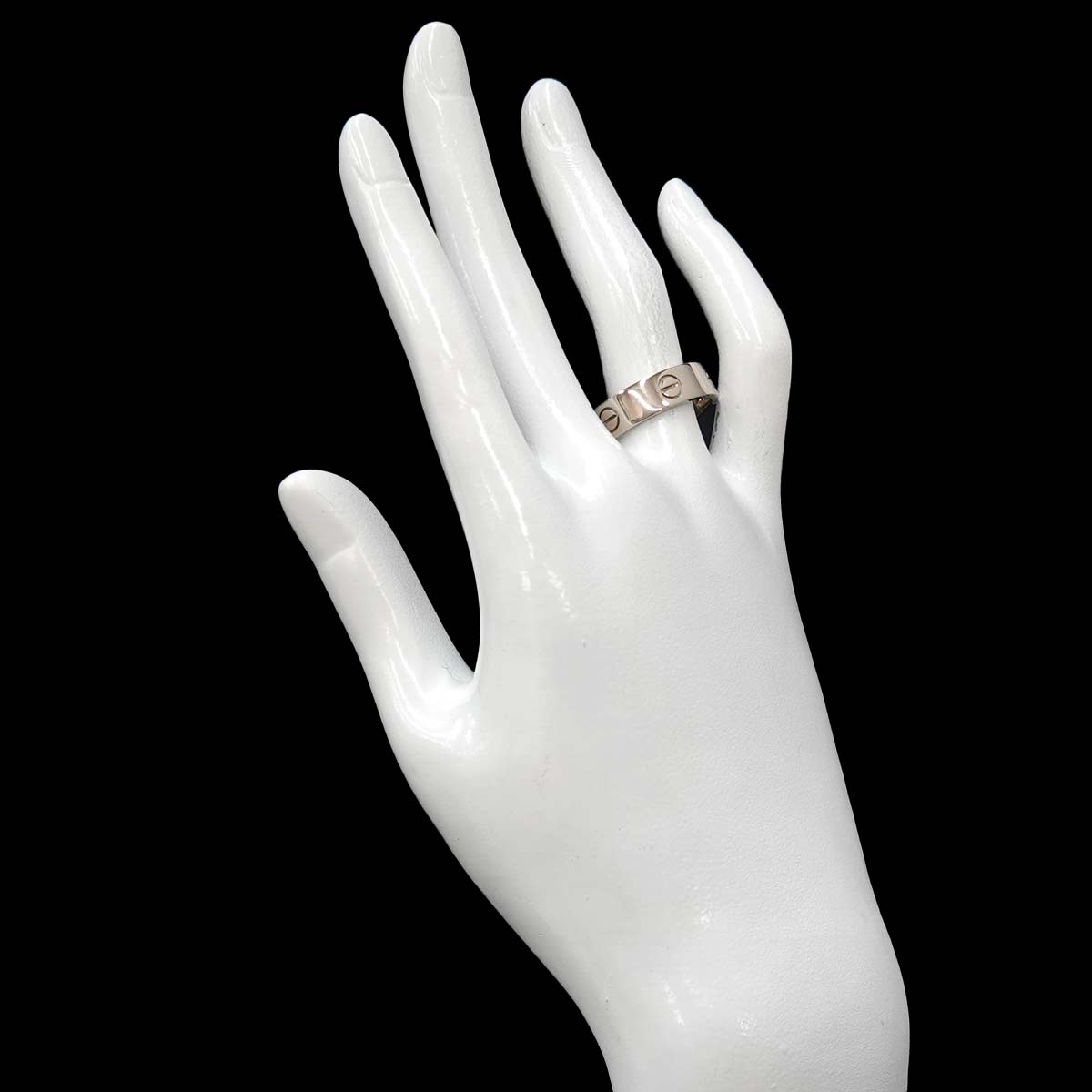 Love Ring 18K White Gold 750 size60 8.75-9(US)