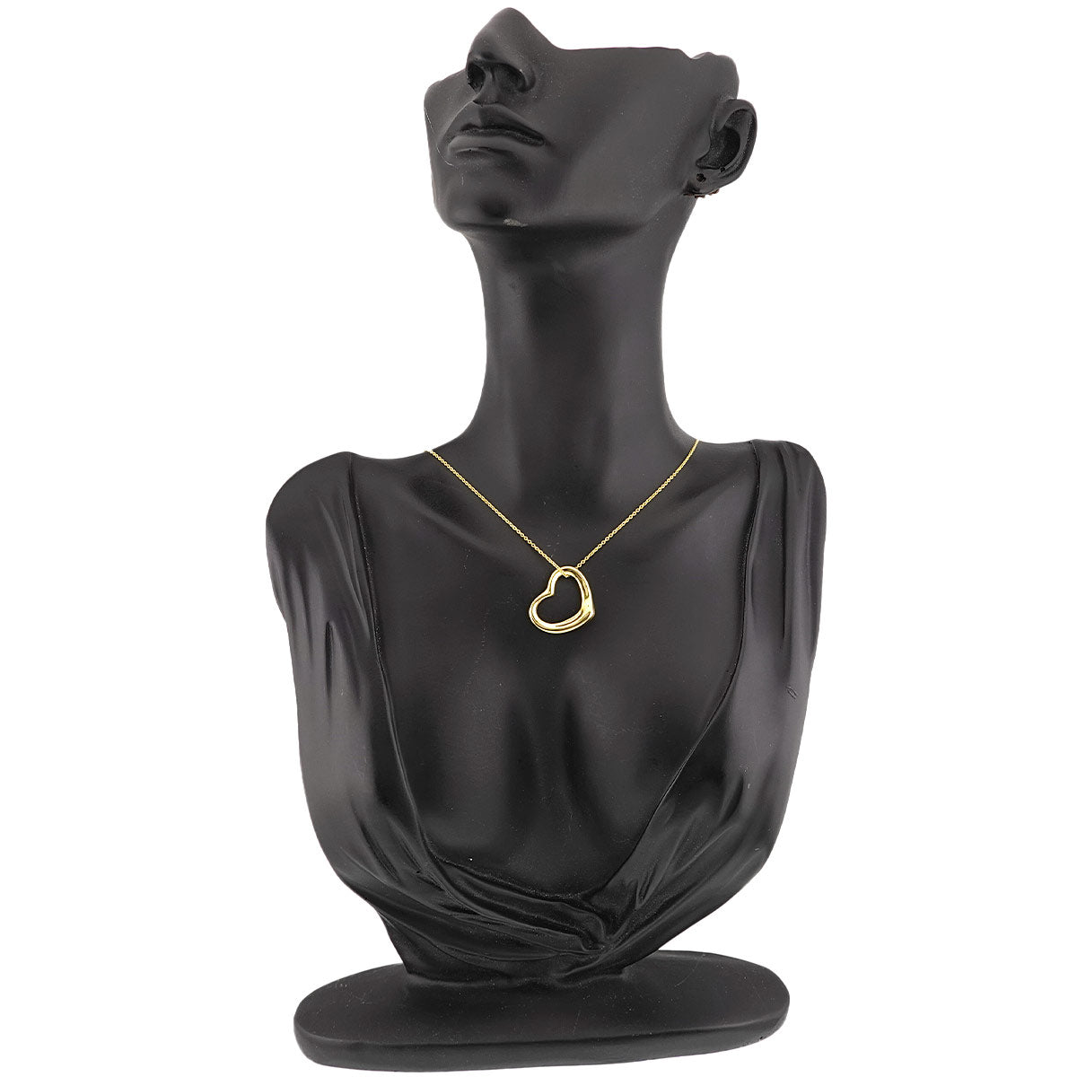 Open Heart Necklace 18K Yellow Gold 750