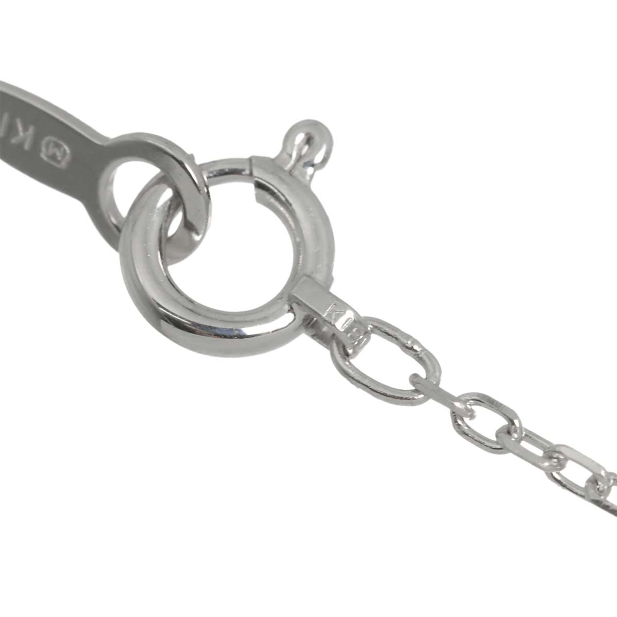 Diamond 0.31ct Necklace 18K White Gold 750