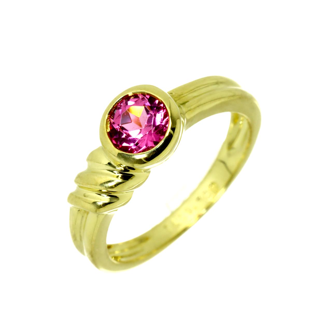 Tourmaline Ring 18K YG 750 Size4.5(US)