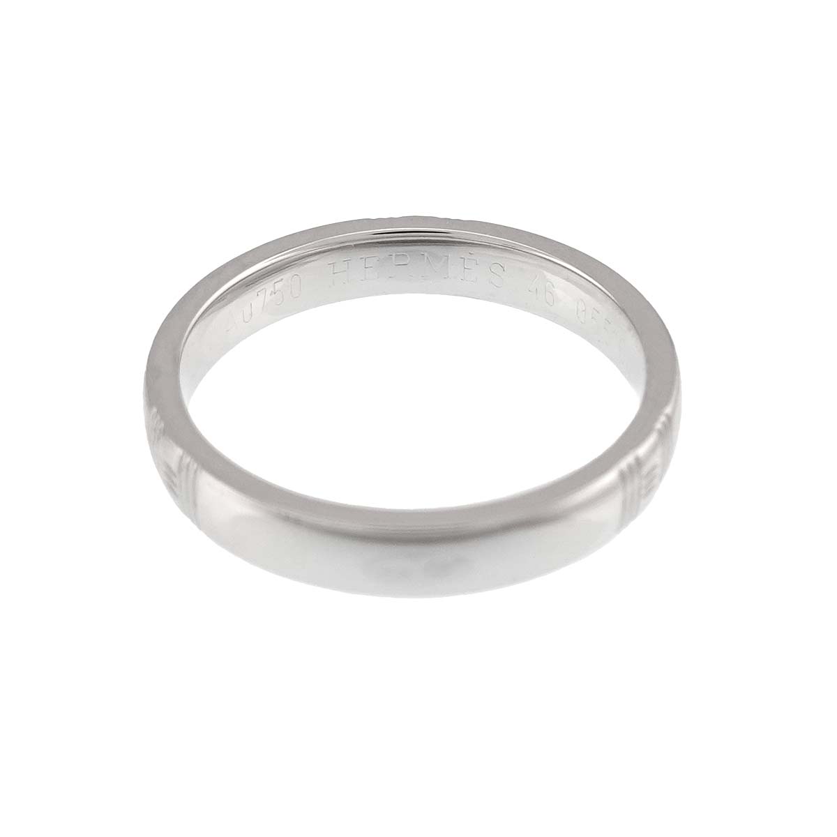 Hercules Ring 18K White Gold 750 Size46 3.75(US)